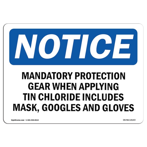 OSHA, Mandatory Protection Gear When Applying, 24in X 18in Plastic, 24" W, 18" H, Landscap